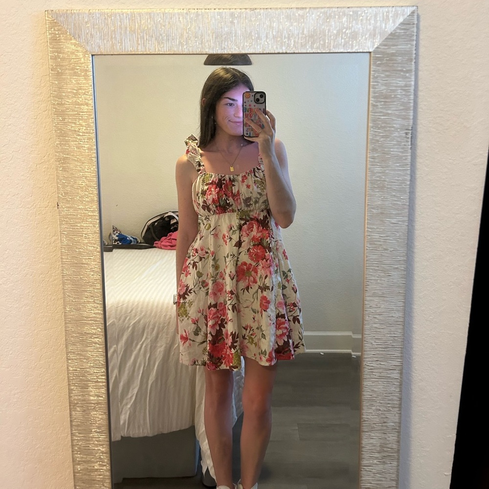 Abercrombie Floral Dress Size Small IT HAS POCKETS!